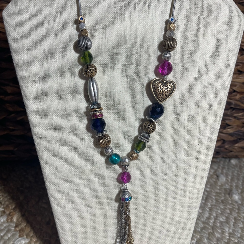 Chico’s Multicolor Beaded Necklace